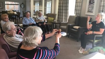 Newton Aycliffe care home Residents learn sign language